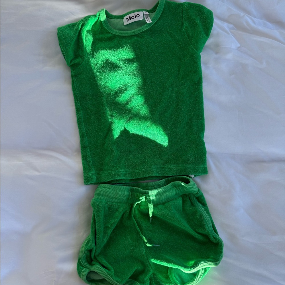 Molo Bright Green Toddler Top